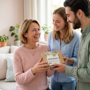 Brownies cadeau voor een moeder