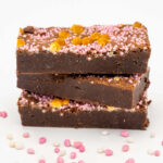 Baby roze geboorte brownies meisje