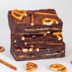 Karamel zeezout brownies