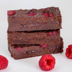 Vegan framboos brownies