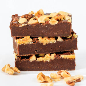 Vegan noten brownies