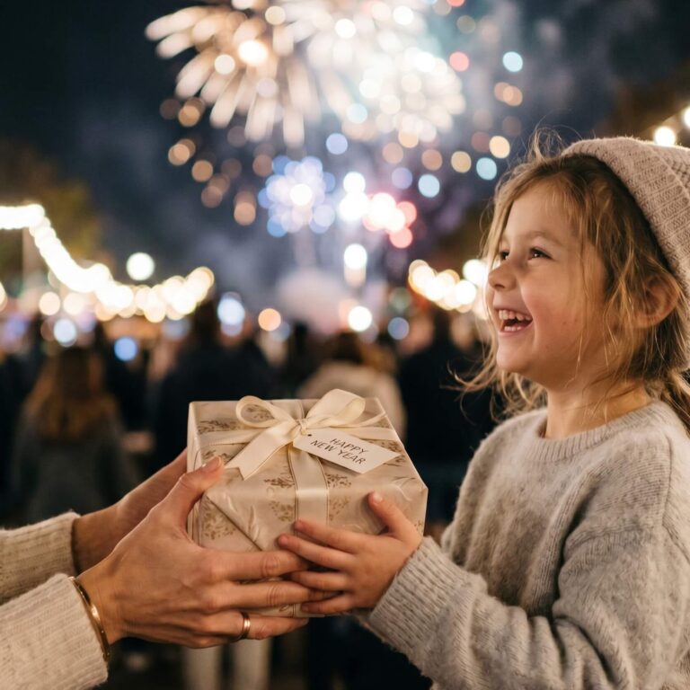 brownie cadeau voor nieuwjaar